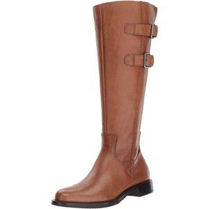 ECCO Shape 25 Women's Tall Buckle Riding Boot (Camel, 9-9.5 M) 26660301034 NWOB